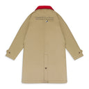 BEIGE MENS WOVEN RAINCOAT