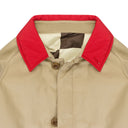BEIGE MENS WOVEN RAINCOAT