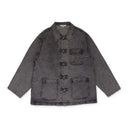 BLACK FROG KNOT DENIM JACKET