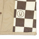 BEIGE MENS WOVEN RAINCOAT