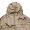 CAMO ZIP UP PUFFER JACKET