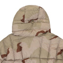 CAMO ZIP UP PUFFER JACKET