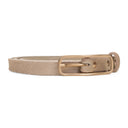 TAN DYED CALF FUR BELT