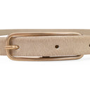 TAN DYED CALF FUR BELT