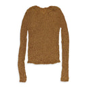 BROWN RIBBON SWEATER