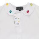 WHITE FLOR FRENCH T-SHIRT