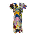 MULTICOLOR LONG BELTED TRENCH COAT