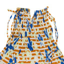 MULTICOLOR MULTIPRINT LIGHT DAY DRESS