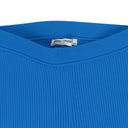 BLUE BEADED KNIT STRAIGHT PANTS