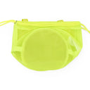 YELLOW MINI DRAWSTRING BUCKET BAG