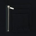 BLACK HEAVYWEIGHT POCKET AND ZIPPER T-SHIRT