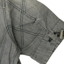 GRAY PAPERCLIP ZIP UP T-SHIRT