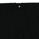 BLACK BUCKLE CASUAL PANTS