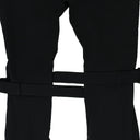 BLACK BUCKLE CASUAL PANTS