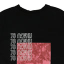 BLACK SHORT SLEEVE MOON ABOVE NUWEIBA T-SHIRT