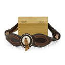 BROWN CORRELLON STRAP SHOULDER BAG