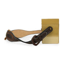 BROWN CORRELLON STRAP SHOULDER BAG