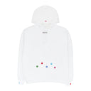 WHITE FLOR HOODIE