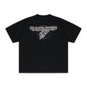 BLACK DISCHARGE T-SHIRT