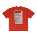 ORANGE WARNING PATCH T-SHIRT