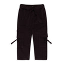 BURGUNDY TIE KNOT STRAIGHT PANTS