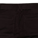 BURGUNDY TIE KNOT STRAIGHT PANTS
