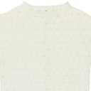 WHITE CHERRY CARDI SWEATER DRESS