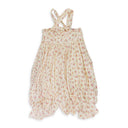WHITE FLOWER BALL DAY DRESS