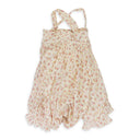 WHITE FLOWER BALL DAY DRESS