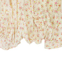 WHITE FLOWER BALL DAY DRESS