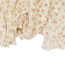 WHITE FLOWER BALL DAY DRESS