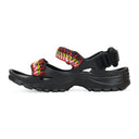 BLACK X SUICOKE WAVE LACETS CURB SANDALS