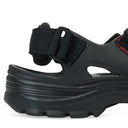 BLACK X SUICOKE WAVE LACETS CURB SANDALS