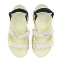 GOLD/BEIGE X SUICOKE WAVE LACETS CURB SANDALS