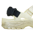 GOLD/BEIGE X SUICOKE WAVE LACETS CURB SANDALS