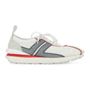 WHITE/SILVER BUMPR SNEAKERS