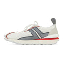 WHITE/SILVER BUMPR SNEAKERS