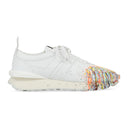 WHITE/MULTICOLOR COVERED SPOILER SNEAKERS