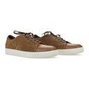 BROWN BASKET BASSE NAPPA SNEAKERS