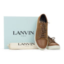 BROWN BASKET BASSE NAPPA SNEAKERS