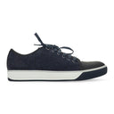 BLUE BASKET NUBUCKE EMBOSSE EXO SNEAKERS