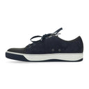 BLUE BASKET NUBUCKE EMBOSSE EXO SNEAKERS
