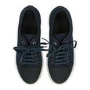 BLUE BASKET NUBUCKE EMBOSSE EXO SNEAKERS