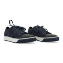 BLUE BASKET NUBUCKE EMBOSSE EXO SNEAKERS