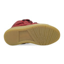 RED CURB SNEAKERS