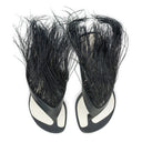 BLACK SWING SANDALS WITH FEATHER-45MM PUMPS