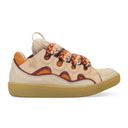 PINK/YELLOW CURB SNEAKERS