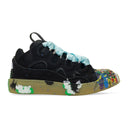 BLACK/MULTICOLOR CURB LIGHT SNEAKERS