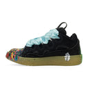 BLACK/MULTICOLOR CURB LIGHT SNEAKERS