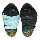 BLACK/MULTICOLOR CURB LIGHT SNEAKERS